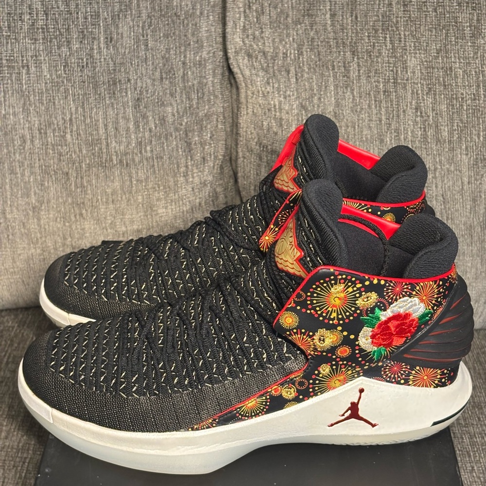 Jordan XXXII CNY in Black, Red, and White